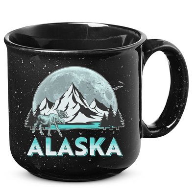 Alaska Wilderness Moose Moon 15oz Campfire Ceramic Mug