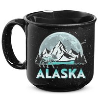 Alaska Wilderness Moose Moon 15oz Campfire Ceramic Mug