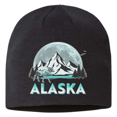 Alaska Wilderness Moose Moon Sustainable Beanie