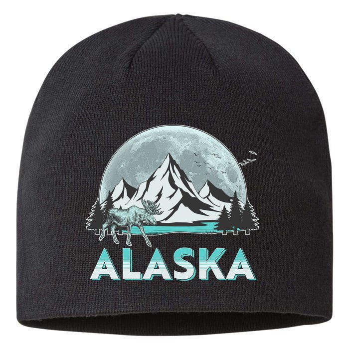 Alaska Wilderness Moose Moon Sustainable Beanie