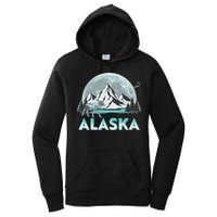 Alaska Wilderness Moose Moon Women's Pullover Hoodie