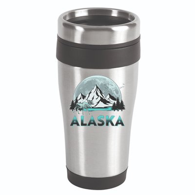 Alaska Wilderness Moose Moon 16oz Travel Tumbler