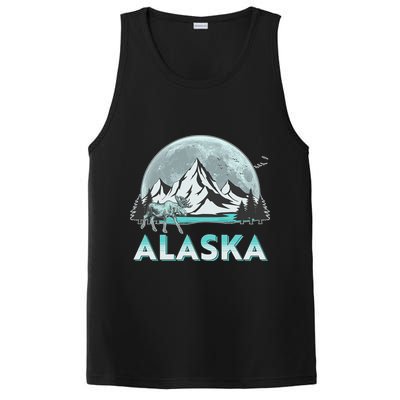 Alaska Wilderness Moose Moon PosiCharge Competitor Tank