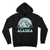 Alaska Wilderness Moose Moon Tall Hoodie