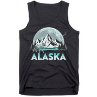 Alaska Wilderness Moose Moon Tank Top