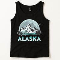 Alaska Wilderness Moose Moon Tank Top