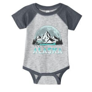 Alaska Wilderness Moose Moon Infant Baby Jersey Bodysuit