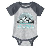 Alaska Wilderness Moose Moon Infant Baby Jersey Bodysuit