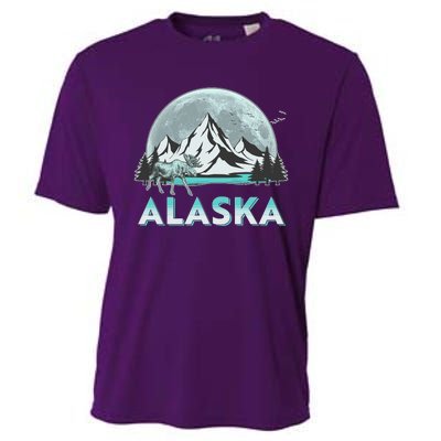 Alaska Wilderness Moose Moon Cooling Performance Crew T-Shirt