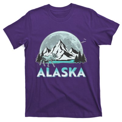 Alaska Wilderness Moose Moon T-Shirt