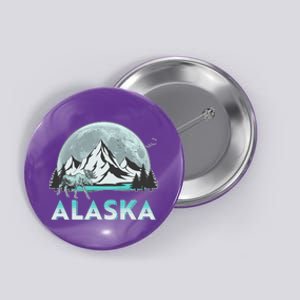 Alaska Wilderness Moose Moon Button