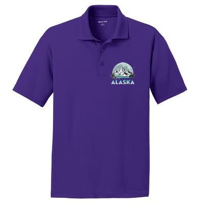 Alaska Wilderness Moose Moon PosiCharge RacerMesh Polo