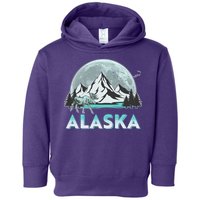 Alaska Wilderness Moose Moon Toddler Hoodie