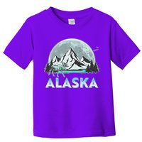 Alaska Wilderness Moose Moon Toddler T-Shirt
