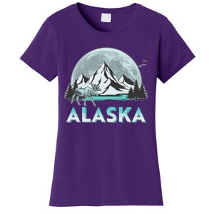 Alaska Wilderness Moose Moon Women's T-Shirt