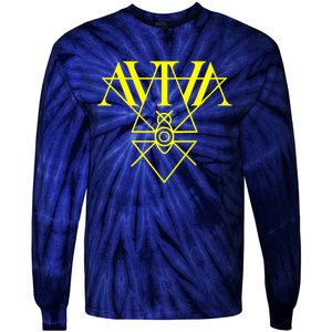 Aviva Wallpaper Music Best Seller Logo Essential Tie-Dye Long Sleeve Shirt