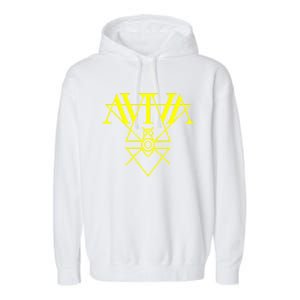 Aviva Wallpaper Music Best Seller Logo Essential Garment-Dyed Fleece Hoodie