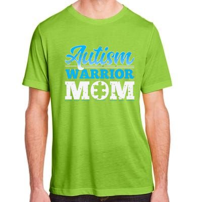 Autism Warrior Mom Autism Awareness Month Gift Adult ChromaSoft Performance T-Shirt