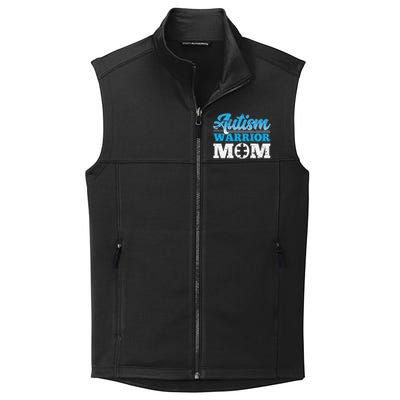 Autism Warrior Mom Autism Awareness Month Gift Collective Smooth Fleece Vest