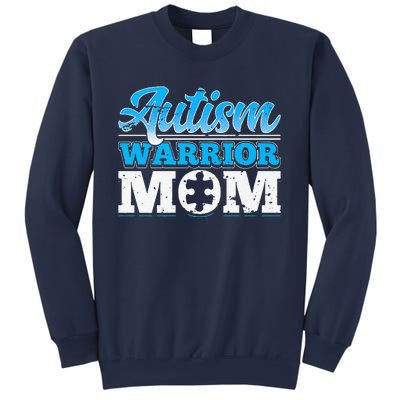 Autism Warrior Mom Autism Awareness Month Gift Sweatshirt