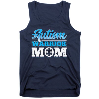 Autism Warrior Mom Autism Awareness Month Gift Tank Top