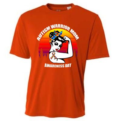 Autism Warrior Mom Unbreakable Gift Autism Awareness Tee Cool Gift Cooling Performance Crew T-Shirt