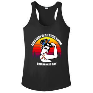 Autism Warrior Mom Unbreakable Gift Autism Awareness Tee Cool Gift Ladies PosiCharge Competitor Racerback Tank