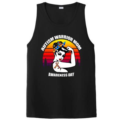 Autism Warrior Mom Unbreakable Gift Autism Awareness Tee Cool Gift PosiCharge Competitor Tank