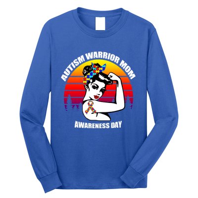 Autism Warrior Mom Unbreakable Gift Autism Awareness Tee Cool Gift Long Sleeve Shirt