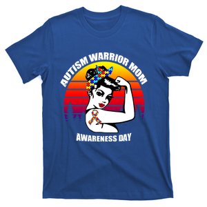 Autism Warrior Mom Unbreakable Gift Autism Awareness Tee Cool Gift T-Shirt