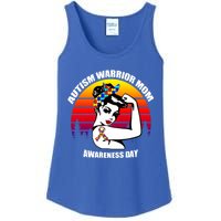 Autism Warrior Mom Unbreakable Gift Autism Awareness Tee Cool Gift Ladies Essential Tank