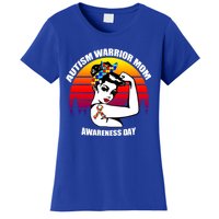 Autism Warrior Mom Unbreakable Gift Autism Awareness Tee Cool Gift Women's T-Shirt