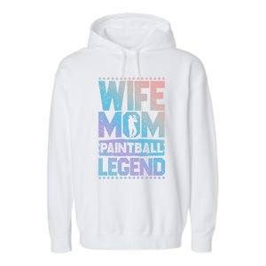 Airsoft Wife Mom Paintball Legend Paintball 'S Meaningful Gift Garment-Dyed Fleece Hoodie