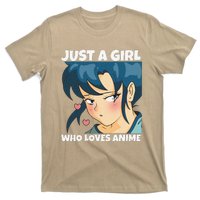 Anime Weeb Merch Forn Girls Just A Girl Who Loves Anime T-Shirt