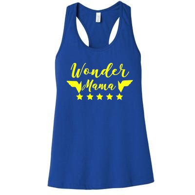 Aneisha Wonder Mama Mom Life Gift For Mothers Meaningful Gift Women's Racerback Tank