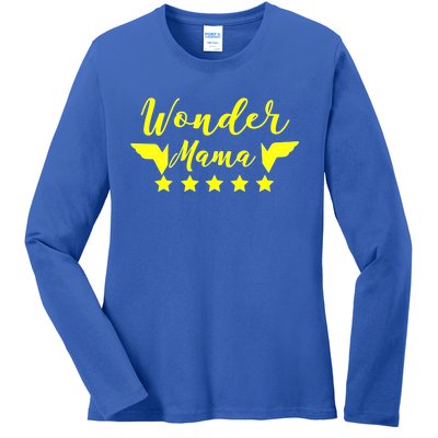 Aneisha Wonder Mama Mom Life Gift For Mothers Meaningful Gift Ladies Long Sleeve Shirt