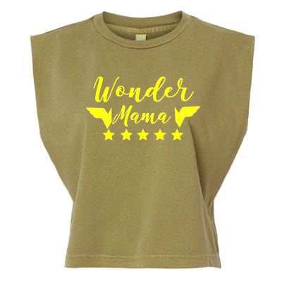 Aneisha Wonder Mama Mom Life Gift For Mothers Meaningful Gift Garment-Dyed Women's Muscle Tee