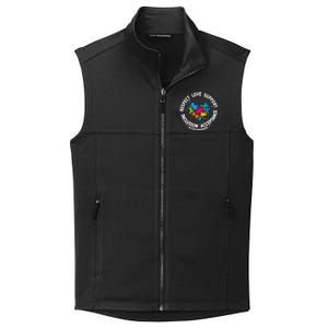 Autism Women Men Respect Love Support Autism Awareness Collective Smooth Fleece Vest