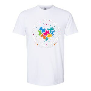 Autism Women Men Respect Love Support Autism Awareness Softstyle CVC T-Shirt