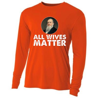 All Wives Matter Joseph Smith Polygamy Ex Mormon Lds Meme Cooling Performance Long Sleeve Crew