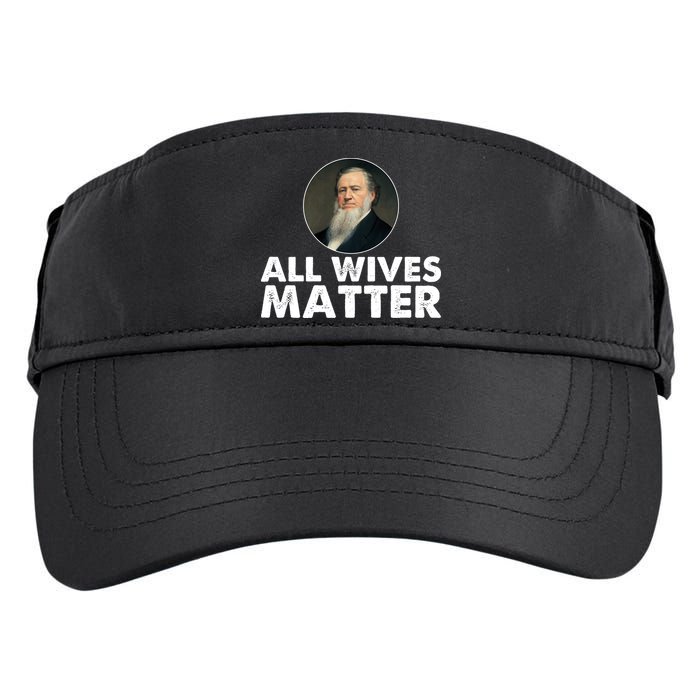 All Wives Matter Joseph Smith Polygamy Ex Mormon Lds Meme Adult Drive Performance Visor