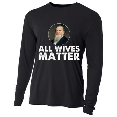 All Wives Matter Joseph Smith Polygamy Ex Mormon Lds Meme Cooling Performance Long Sleeve Crew