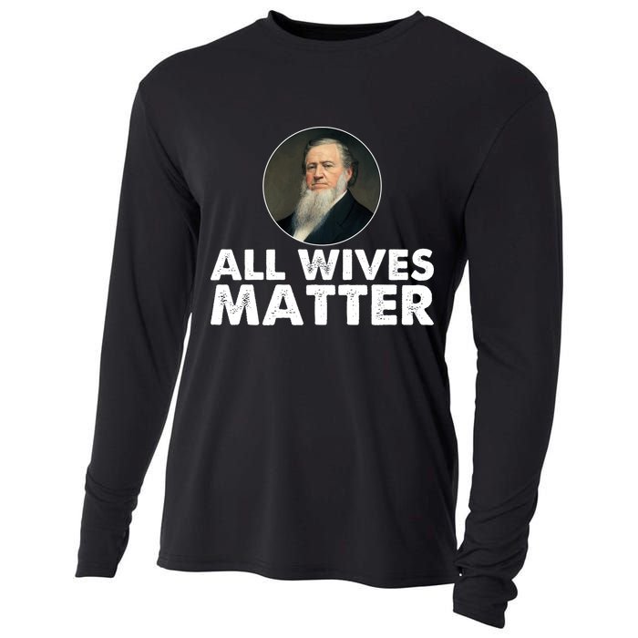 All Wives Matter Joseph Smith Polygamy Ex Mormon Lds Meme Cooling Performance Long Sleeve Crew