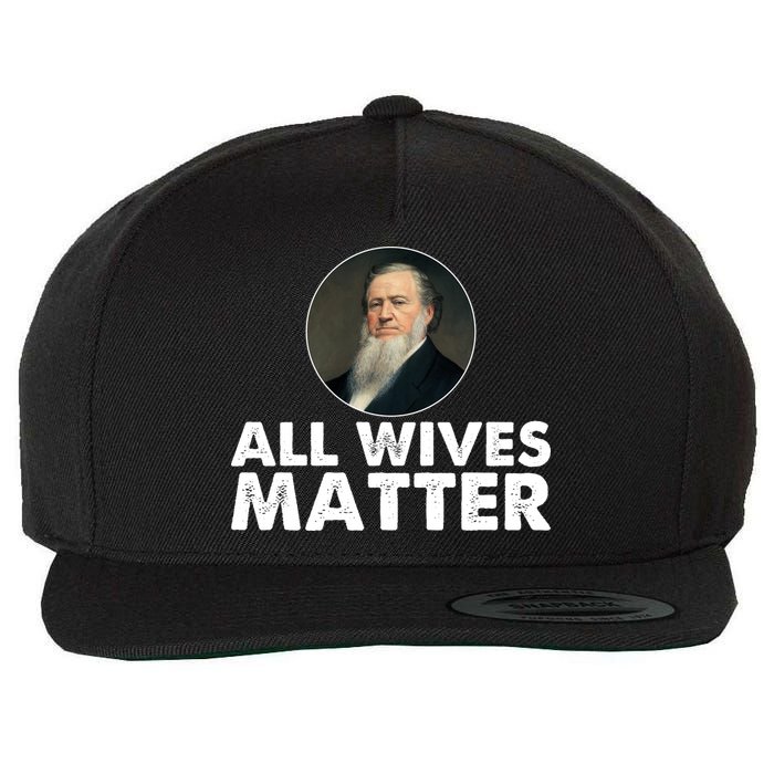 All Wives Matter Joseph Smith Polygamy Ex Mormon Lds Meme Wool Snapback Cap