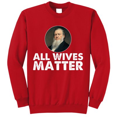 All Wives Matter Joseph Smith Polygamy Ex Mormon Lds Meme Sweatshirt