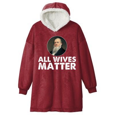 All Wives Matter Joseph Smith Polygamy Ex Mormon Lds Meme Hooded Wearable Blanket