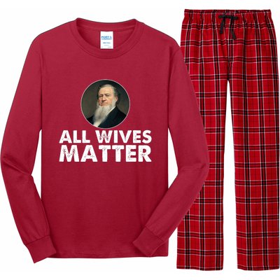 All Wives Matter Joseph Smith Polygamy Ex Mormon Lds Meme Long Sleeve Pajama Set