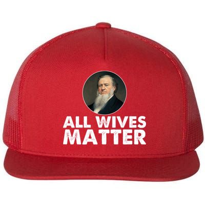 All Wives Matter Joseph Smith Polygamy Ex Mormon Lds Meme Flat Bill Trucker Hat