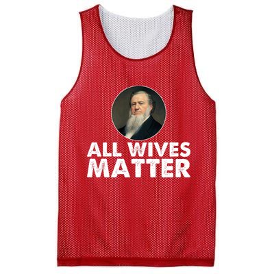 All Wives Matter Joseph Smith Polygamy Ex Mormon Lds Meme Mesh Reversible Basketball Jersey Tank