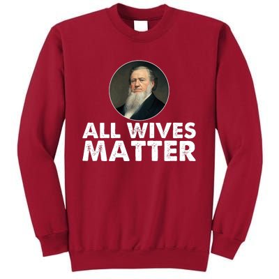 All Wives Matter Joseph Smith Polygamy Ex Mormon Lds Meme Tall Sweatshirt